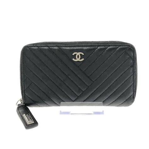 chanel sleuteletui zwart|pre owned Chanel wallet.